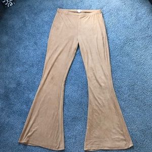 Suede Pants